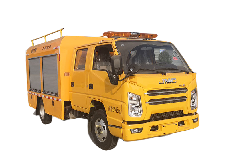 江鈴全順小型救險(xiǎn)車 50-100kw發(fā)電車 工具車